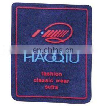 3d custom silicone printed clothing label