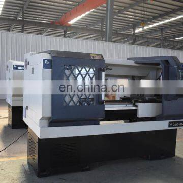 Small Low Cost 2 Axis Cnc Controller Lathe Machine for Sale photo-3