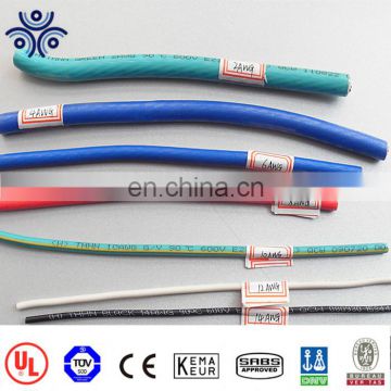 UL certified 600V PVC Insulated THHN THWN Nylon coated wire rope