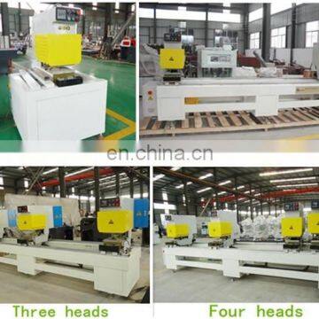 UPVC Windows Making Machine / PVC Profile Double Mitre Sawing