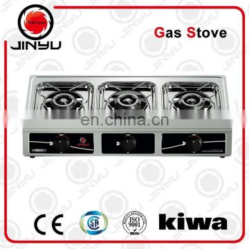 table type 3 burners gas stove for household JY-611