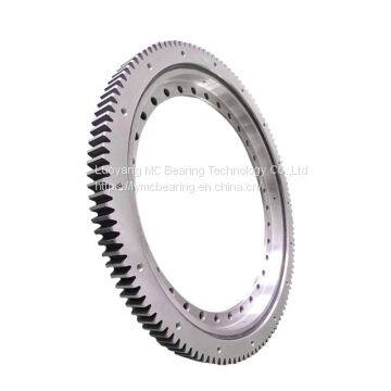 XA 341117N cross roller slewing bearing with external gear teeth 1293.6*995*100mm