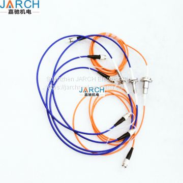 Low speed Single mode Dual Fiber SC LC FC ST Connector FORJ Fiber Optic rotary joint