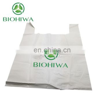 Christmas gift 100% Biodegradable Eco-Friendly Compostable Ok Compost and Best price Vest Bags