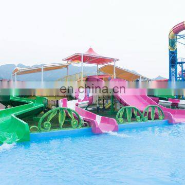 Hot sell Kids amusement water park slide swimming pool fiberglass slide for sale