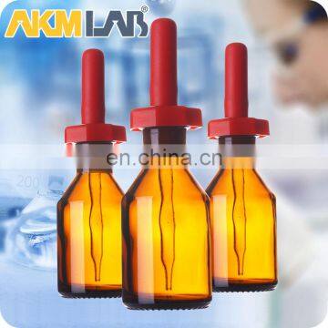 AKMLAB Glassware Amber Dropping Bottle For Laboratory