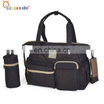 OEM outdoor multifunctional polyester tote nappy baby diaper bag