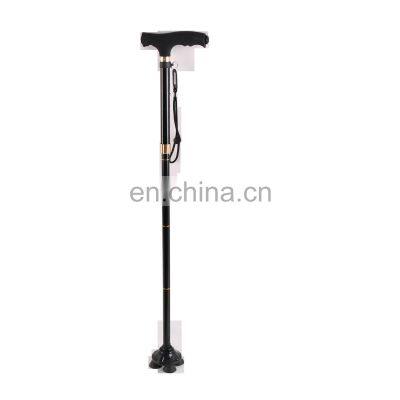 Adjustable Portable Disabled Medical Forearm Aluminum Walking Stick With LED Light for Old People