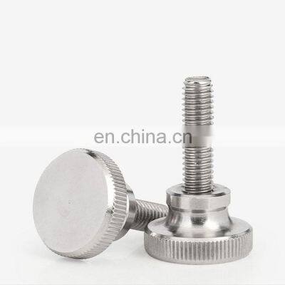 M3 knurled thumb screw 1/4-20 UNC Thread Stainless Steel Knurled Head Thumb Screw