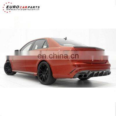 Carbon Fiber E63 diffuser with tips for  E-class W212 E63 14y-16y to E63 B-style rear diffuser carbon fiber material