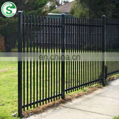 Residential house gassion design wrought iron fence panel for sale