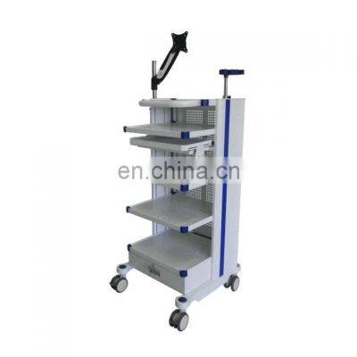 Hot selling medical trolley endoscope trolley for endoscopic equipment integration