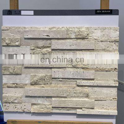 Natural Mosaic Stone 3D Style Brick Tiles Natural Stone Mosaic Cultured Stone Mosaic Floor Wall Decoration