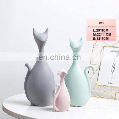 Nordic Insta-wind Ceramic Animal Sets a TV Cabinet Porch European-style Creative Home Decoration Wedding Gift