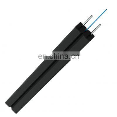 GL 2021 Hot sale ftth steel wire FRP/KFRP fiber cable france optic fiber drop cable ftth