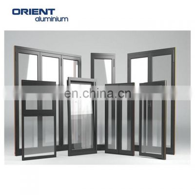 Residential project thermal break Accordion aluminum bifold glass folding doors