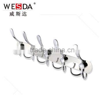 Wesda stainless steel alloy Bathroom wall hook hanger made in china D060