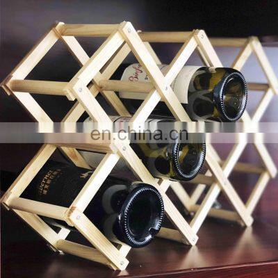Best Quality Wooden Folding Wine Rack photo-2