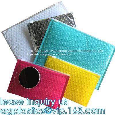 Slider Padded Grip Seal Black Matt Bags, Air Bubble Bag With Slider Zipper, Anti Static Slider Seal, Metallic Glossy Bag photo-4