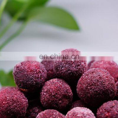 Sinocharm BRC A Approved Fresh IQF Red Round Yangmei Bayberry Frozen Waxberry photo-3