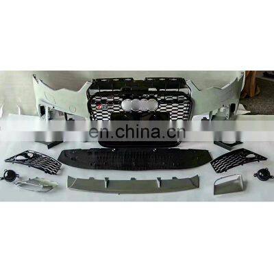 Body kit for Audi A6 C7 2012-2015 change to RS6 style include front bumper assembly with grille