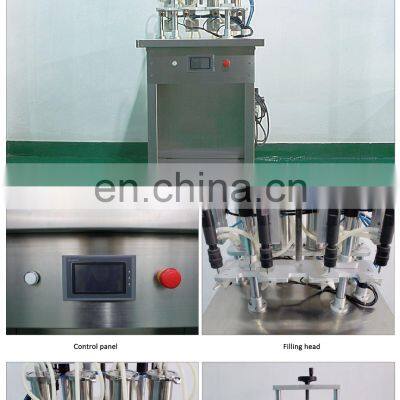 Semi Automatic Electric Control Perfume Water Juice Beverage Shampoo Digital Bottle Liquid Filling Machine