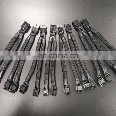 Cheap 8 Pin to Dual 8 (6+2) Pin Pci Express Power Converter Cable Pcie Power Cable for Graphics Gpu Graphics Card