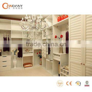 Open style solid wood wardrobe, fabric wardrobe