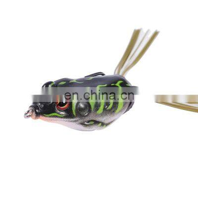 Byloo Frog Silicone Soft Bait 9cm 13.5g Rotating Double Legs Thunder Frog Fishing Luer Soft Lure Bionic Lure