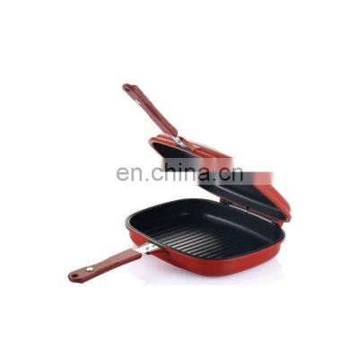 Aluminum Double Sided Grill Pan Non Stick
