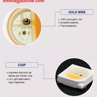 Individually SMD5050 SK6812 RGBW Addressable LEDs RGB+White 4in1 SK6812 Smart Digital LED Chip