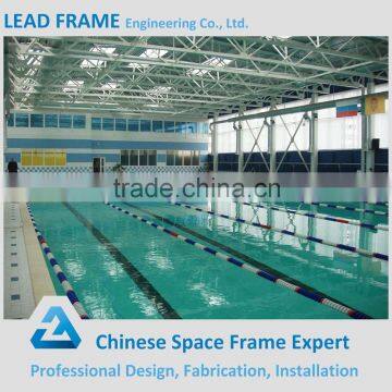 Best quality prefabricated steel building for swimming pool cover