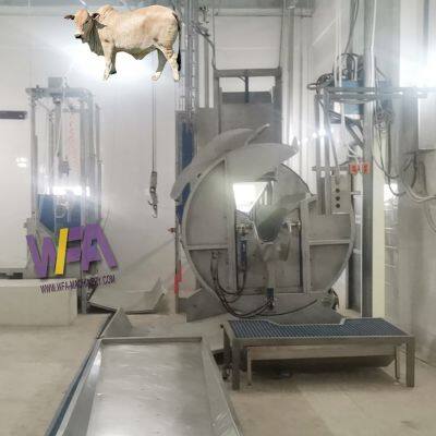 Design Mini Cow Slaughterhouse Equipment Cattle Halal Meat Processing Slaughter Machine photo-5