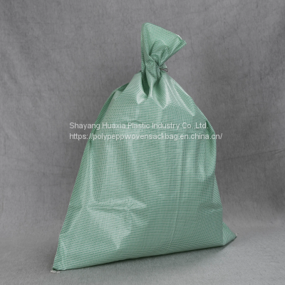UV treated polypropylene 25kg sand sack packing black pp woven bag
