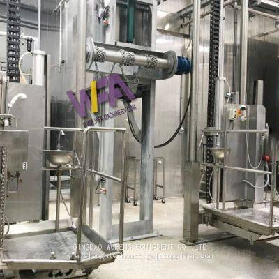 Abattoir Bovine Halal Skin Puller Bull Butcher Equipment For Cattle Slaughter Line