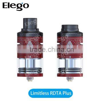 Authentic Black Red IJOY Limitless Plus RDTA Atomizer Wholesale Elego Large Stock