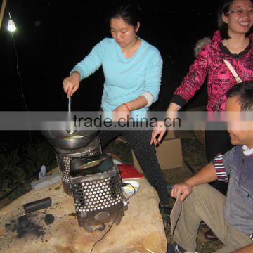 Multi-stove multi-generator protable power generator stove charging cell phone