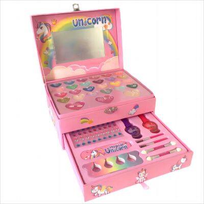 Girls Manicure Sticker Nail Polish DIY Creative Fashion Make up Set Girl Play Art Beauty Kids Cosmetic Set photo-2