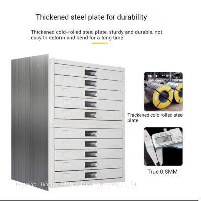 Budget-Friendly Multi-Drawer Slide Storage Cabinet for Teaching Labs - Easy Assembly With Smooth One-Piece Slides