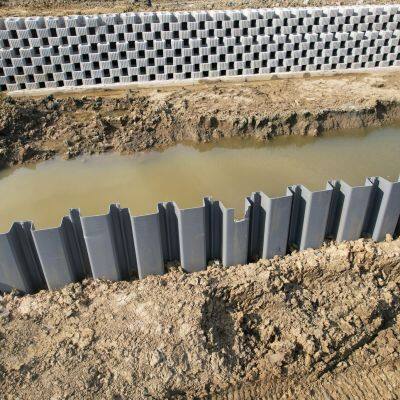 U Sheet Pile Vinyl Sheet Pile Z and U Type PVC Sheet Piling for Water Control Solution Easy Installation Durable photo-6