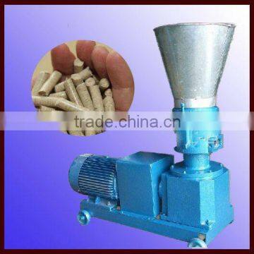 2012 hot sale flat die straw pellet mill machine with 7.5kw motor