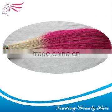 Popular remy human hair Skin Weft