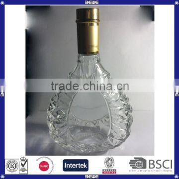 food grade fancy big capacity wine bottle