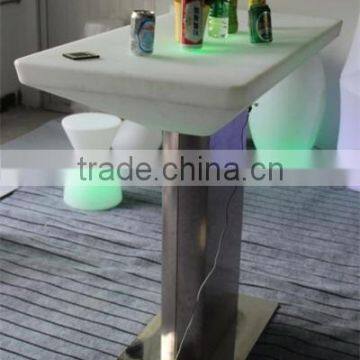 PE Plastic Big Bar Table with LED light and remote 120110D