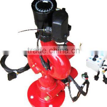 Fire fighting monitor,electric drive and remote control,application on fire fighting,water truck or riot control