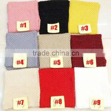 Fashion Shine Silver Women Wool Knitting Neck Warmer