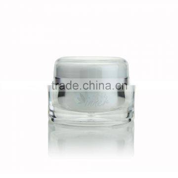 30ml Skin Whitening Cream Packing Jar Clear Acrylic Jar