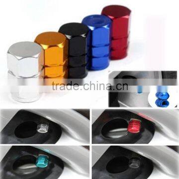 Aluminum Tire Wheel Rims Stem Air Valve Caps Tyre Cover Car Truck Bike SD51