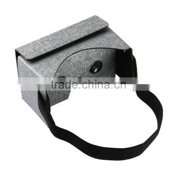 More Popular and Best Price 3d Glasses Cardboard vr Glasses PU photo-4