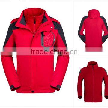 winter 3 in 1 jacket wholesale men waterproof snowboard jacket custom